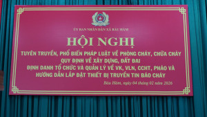 Bàu Hàm tổ chức hội nghị tuyên truyền pháp luật và an toàn phòng cháy chữa cháy cho các cơ sở kinh doanh