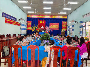 TRƯỜNG TIỂU HỌC NGUYỄN THÁI BÌNH ĐÓN ĐOÀN KIỂM TRA ĐÁNH GIÁ CÔNG NHẬN TRƯỜNG ĐẠT CHUẨN QUỐC GIA MỨC ĐỘ 1